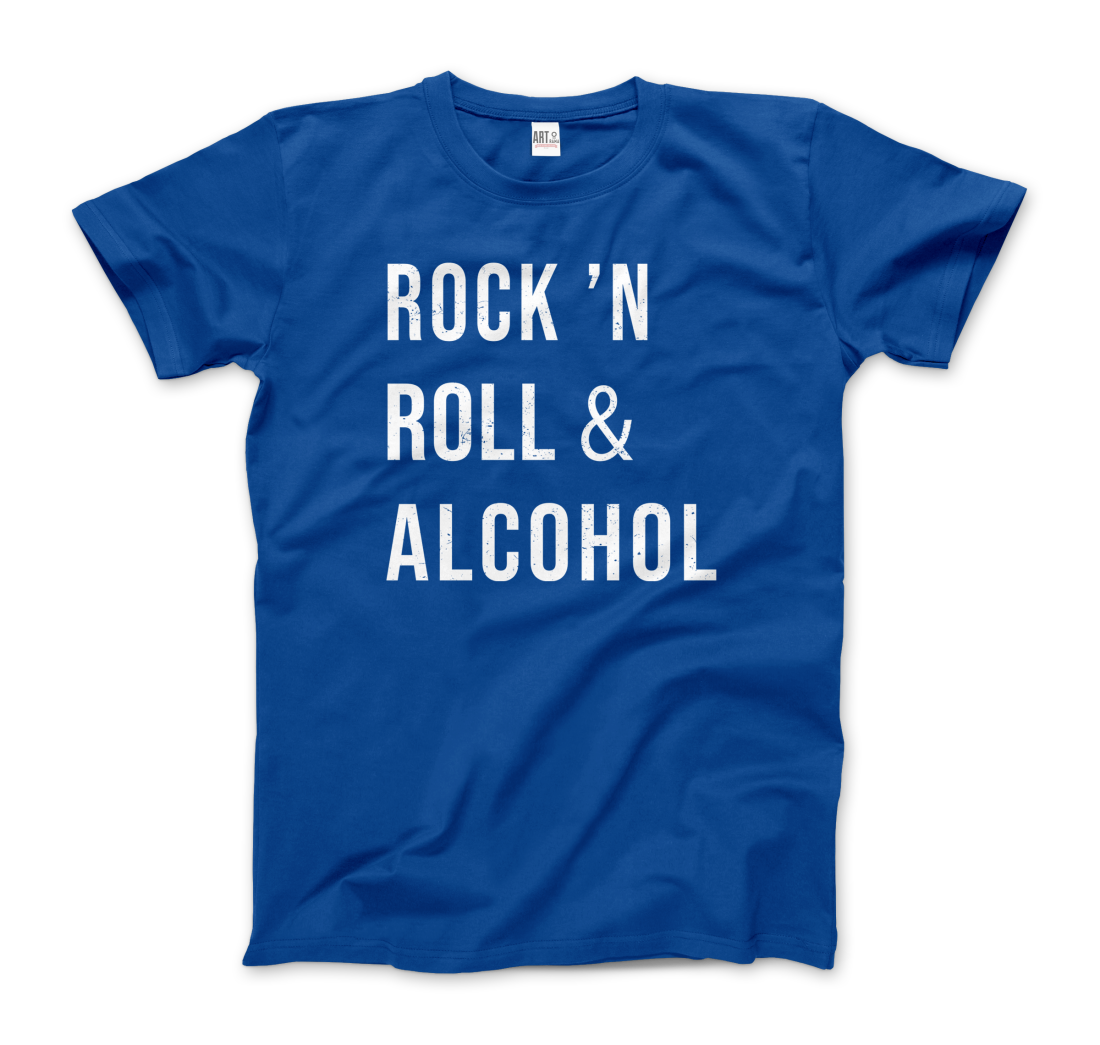 Rock'n Roll & Alcohol t-shirt by Art-O-Rama Shop