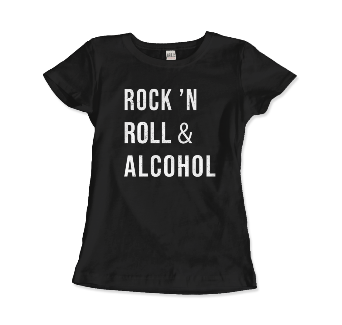 Rock'n Roll & Alcohol t-shirt by Art-O-Rama Shop