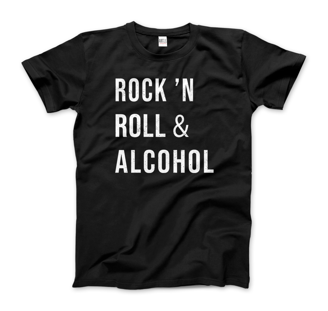 Rock'n Roll & Alcohol t-shirt by Art-O-Rama Shop