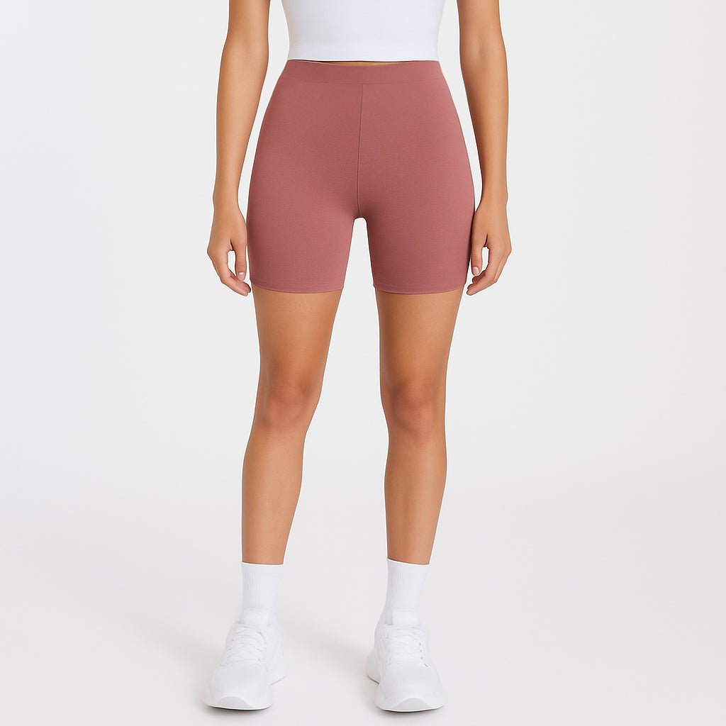 High Rise Performance Biker Shorts