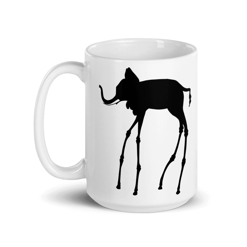 Salvador Dali The Elephants 1948 Artwork Mug by Art-O-Rama Shop