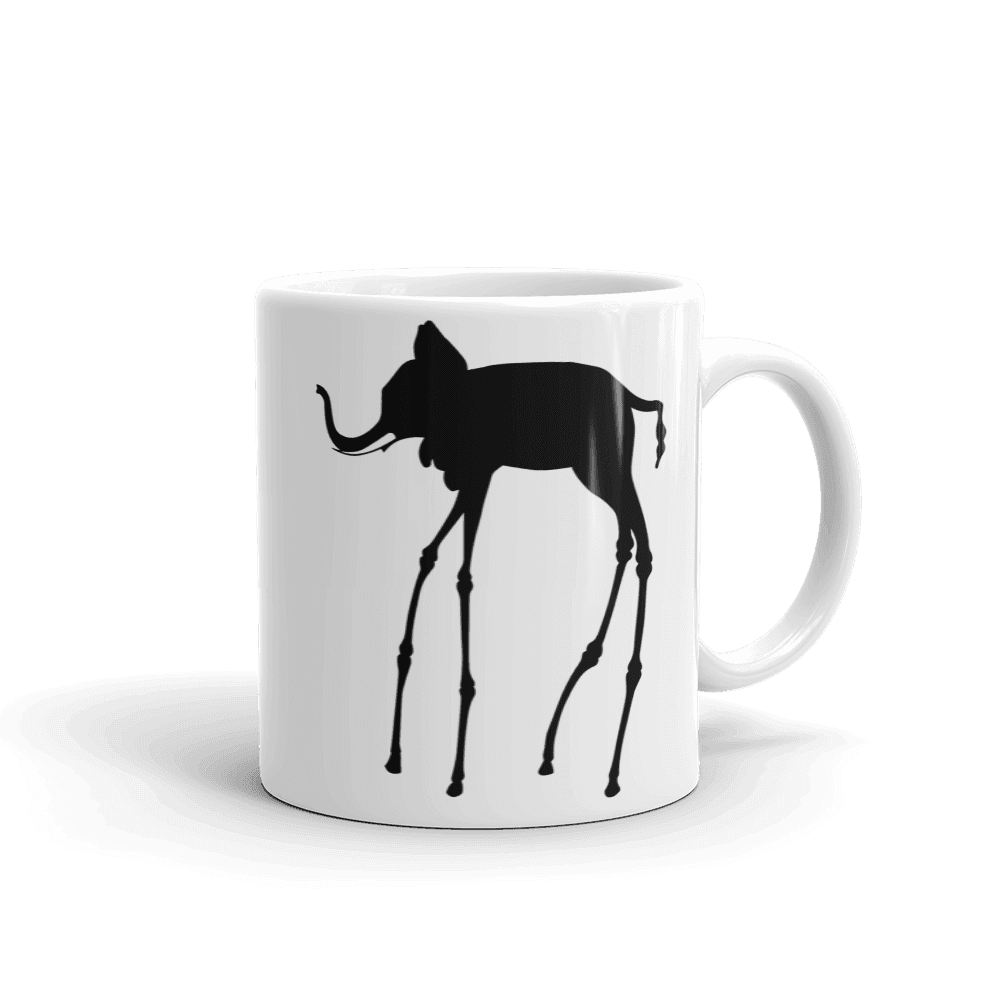 Salvador Dali The Elephants 1948 Artwork Mug by Art-O-Rama Shop