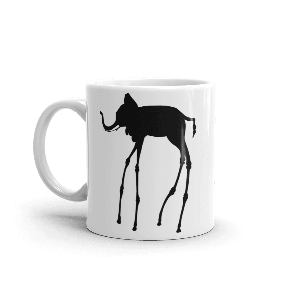 Salvador Dali The Elephants 1948 Artwork Mug by Art-O-Rama Shop