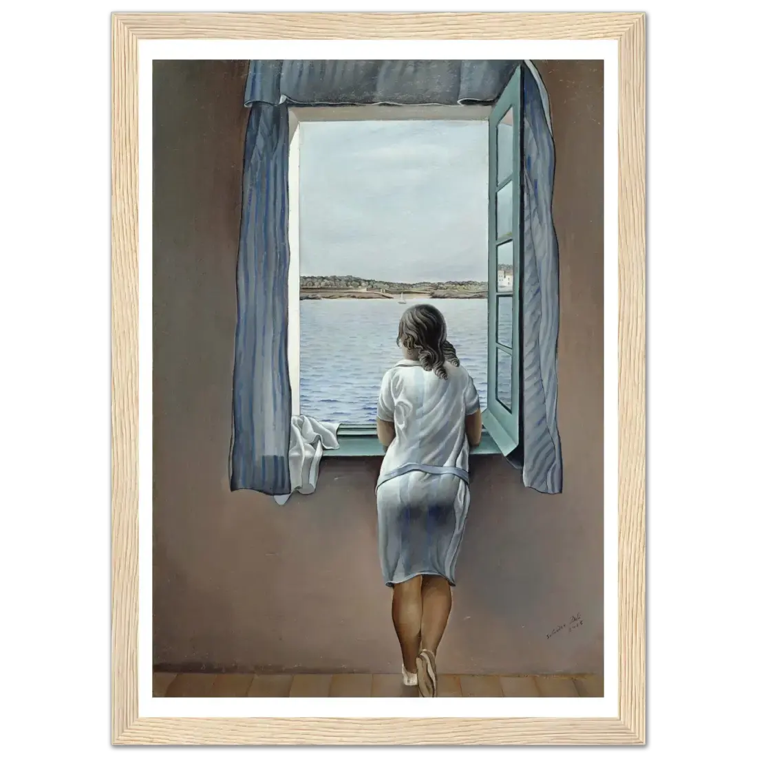 Salvador Dali Young Woman at a Window artwork poster by Art-O-Rama Shop