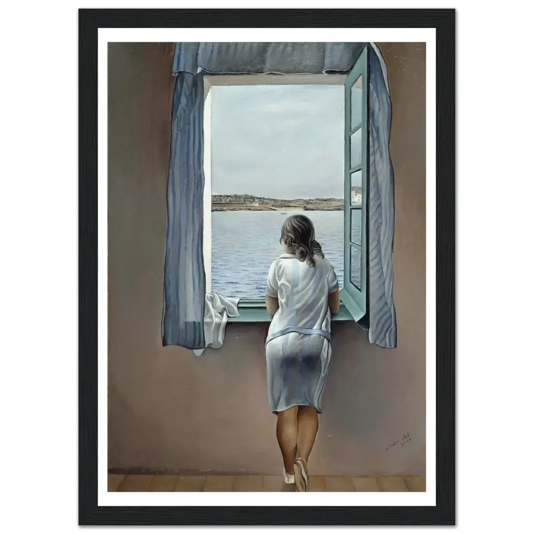 Salvador Dali Young Woman at a Window artwork poster by Art-O-Rama Shop