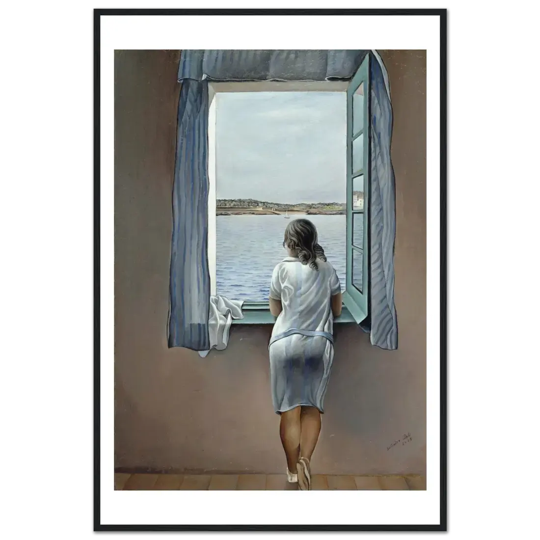 Salvador Dali Young Woman at a Window artwork poster by Art-O-Rama Shop
