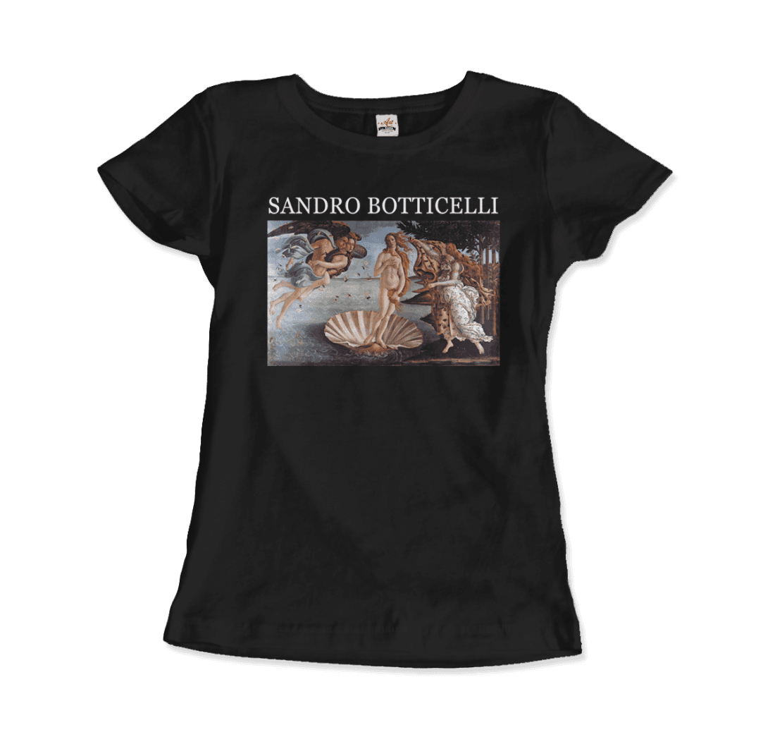 Sandro Botticelli the Birth of Venus artwork t-shirt by Art-O-Rama Shop