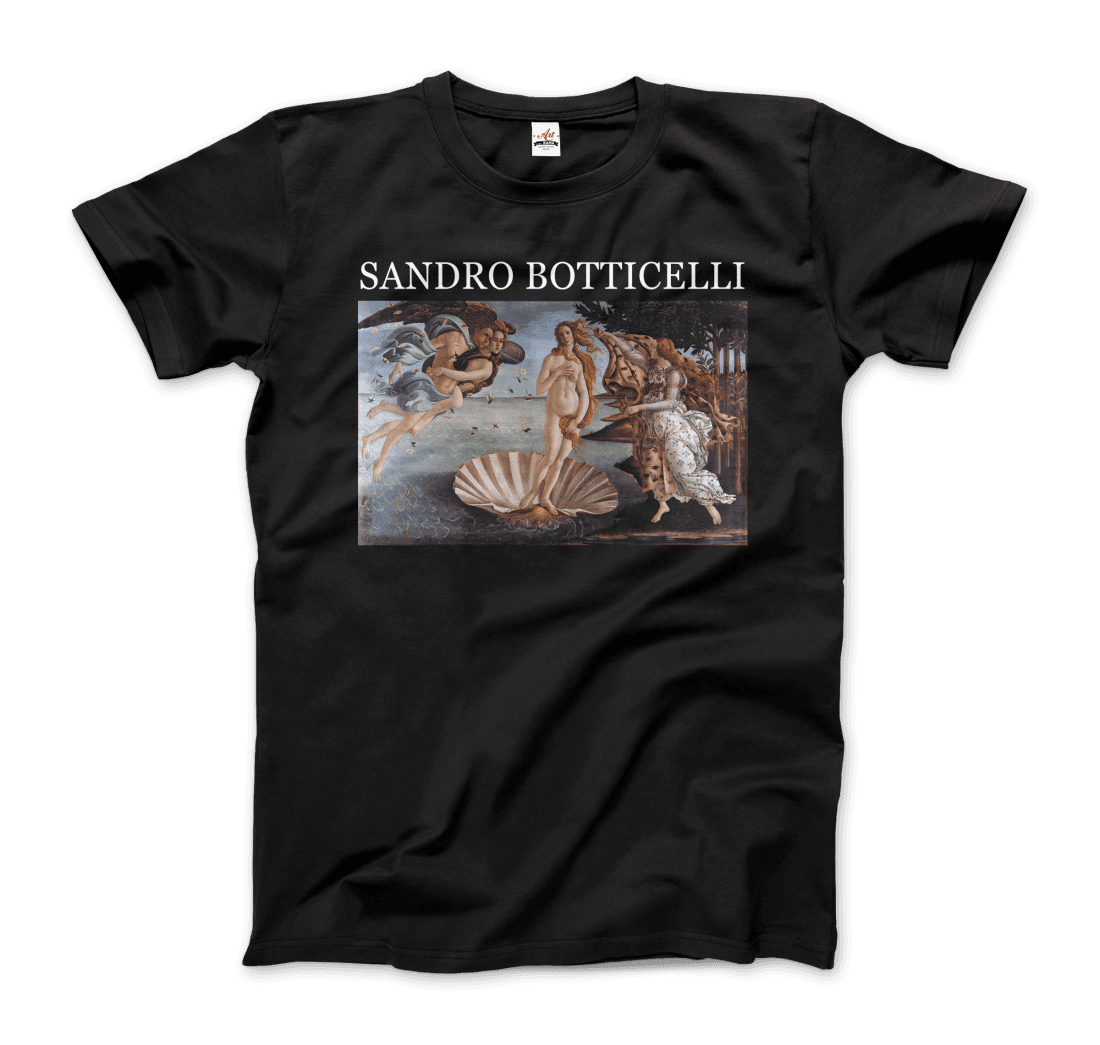 Sandro Botticelli the Birth of Venus artwork t-shirt by Art-O-Rama Shop