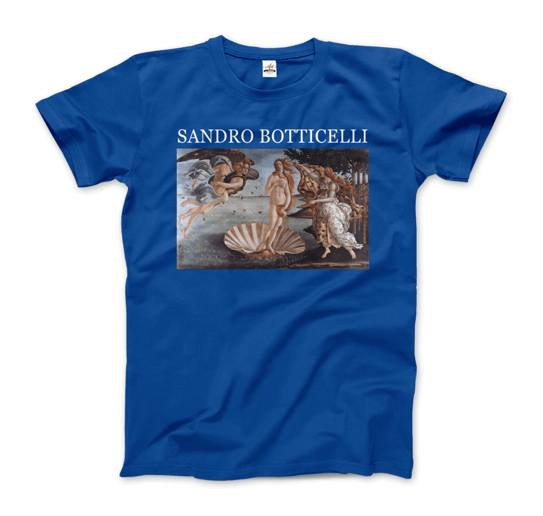Sandro Botticelli the Birth of Venus artwork t-shirt by Art-O-Rama Shop