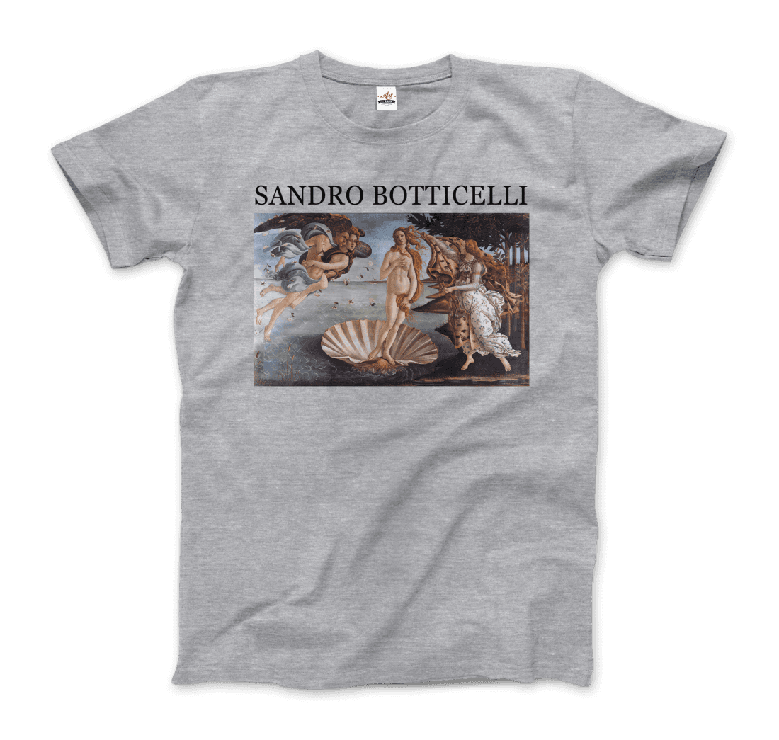 Sandro Botticelli the Birth of Venus artwork t-shirt by Art-O-Rama Shop