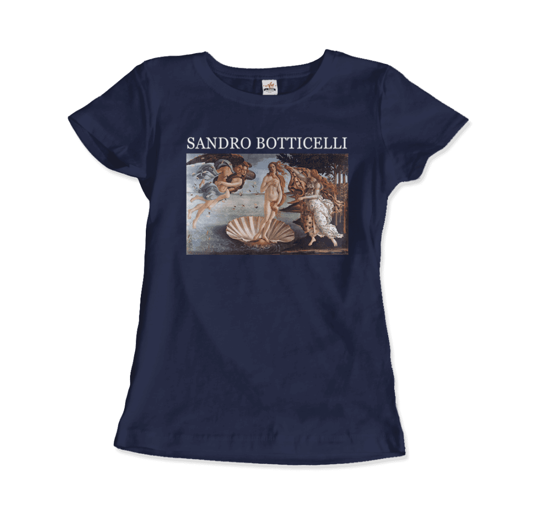 Sandro Botticelli the Birth of Venus artwork t-shirt by Art-O-Rama Shop