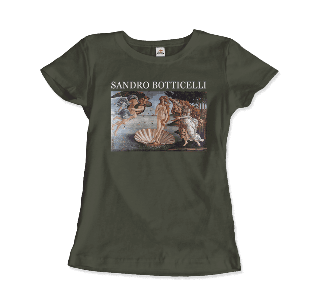 Sandro Botticelli the Birth of Venus artwork t-shirt by Art-O-Rama Shop