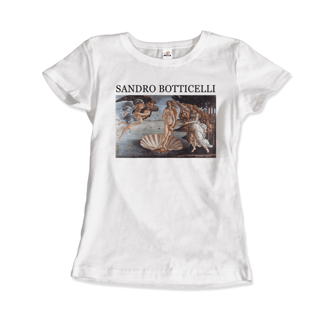 Sandro Botticelli the Birth of Venus artwork t-shirt by Art-O-Rama Shop