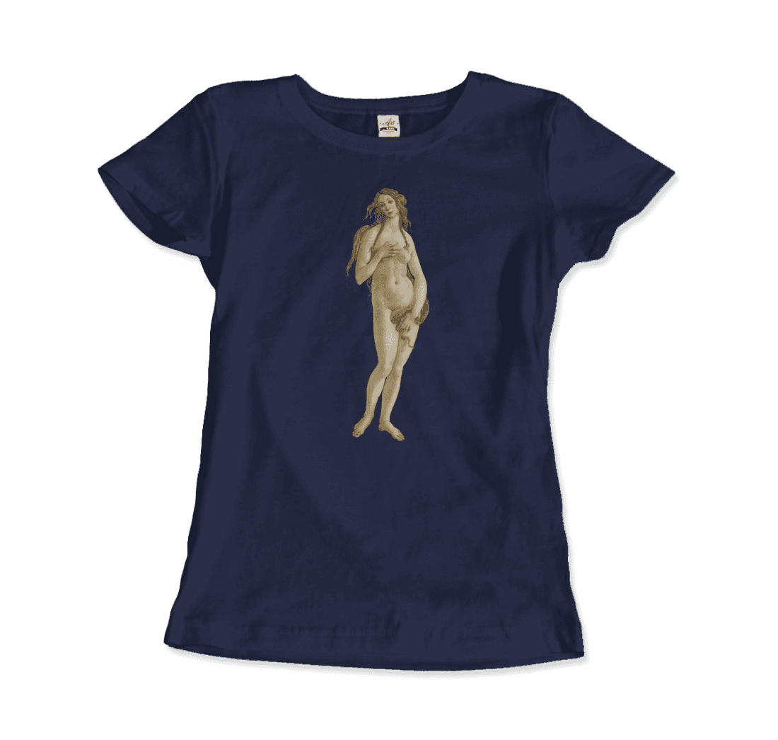 Sandro Botticelli Venus (from the Birth of Venus) artwork t-shirt by Art-O-Rama Shop