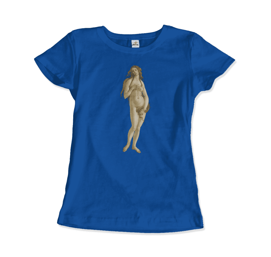 Sandro Botticelli Venus (from the Birth of Venus) artwork t-shirt by Art-O-Rama Shop
