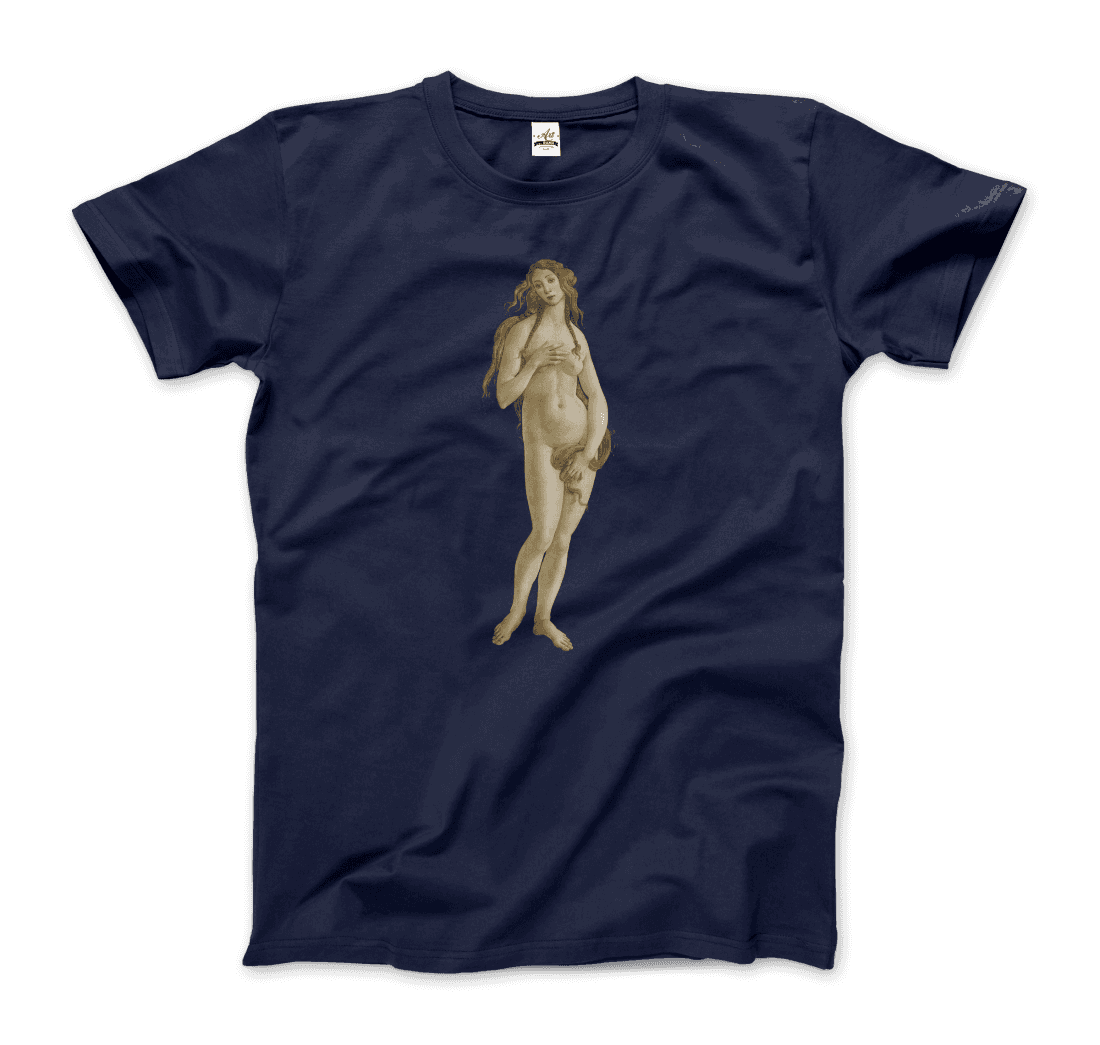 Sandro Botticelli Venus (from the Birth of Venus) artwork t-shirt by Art-O-Rama Shop
