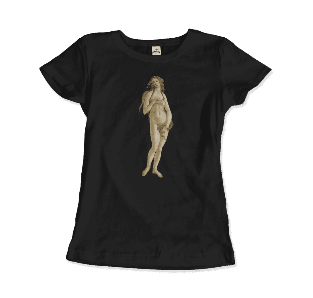 Sandro Botticelli Venus (from the Birth of Venus) artwork t-shirt by Art-O-Rama Shop