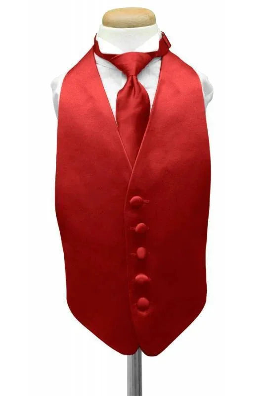 Luxury Satin Kids Tuxedo Vest 2 by Tux-USA