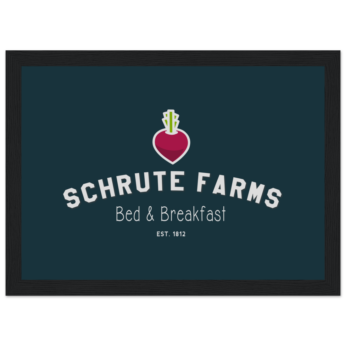 Schrute Farms Bed & Breakfast poster by Art-O-Rama Shop