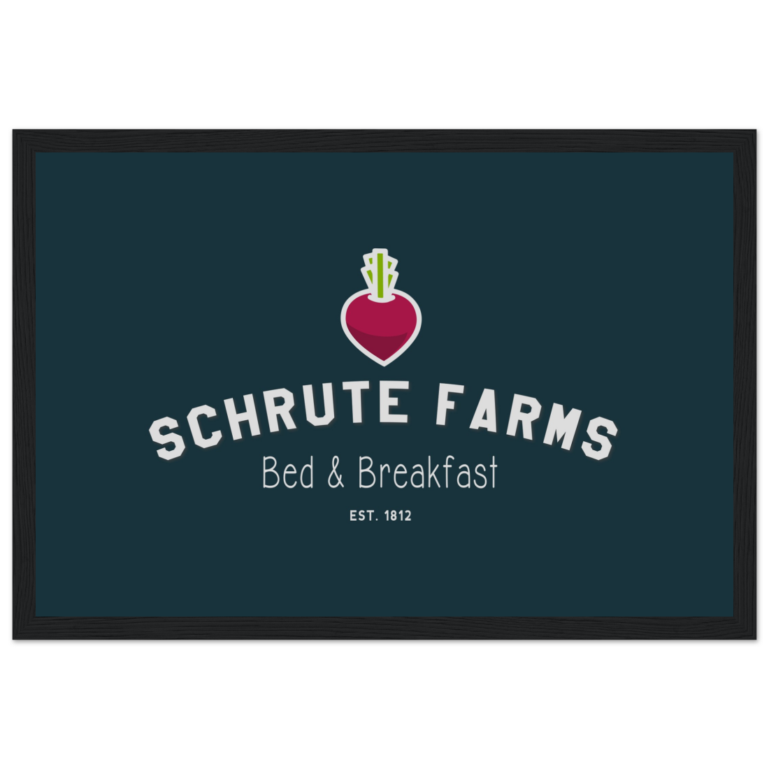 Schrute Farms Bed & Breakfast poster by Art-O-Rama Shop