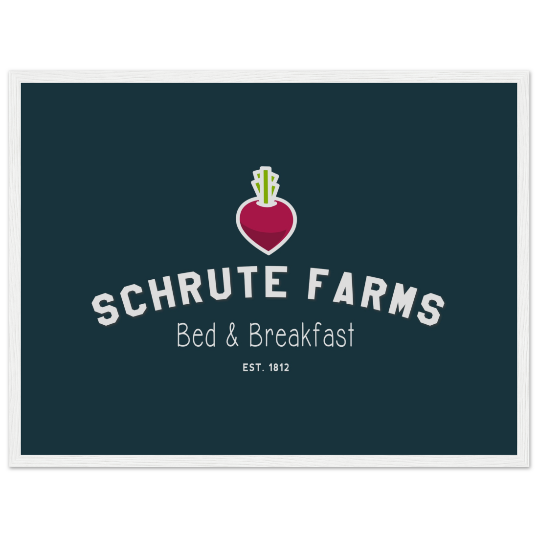 Schrute Farms Bed & Breakfast poster by Art-O-Rama Shop