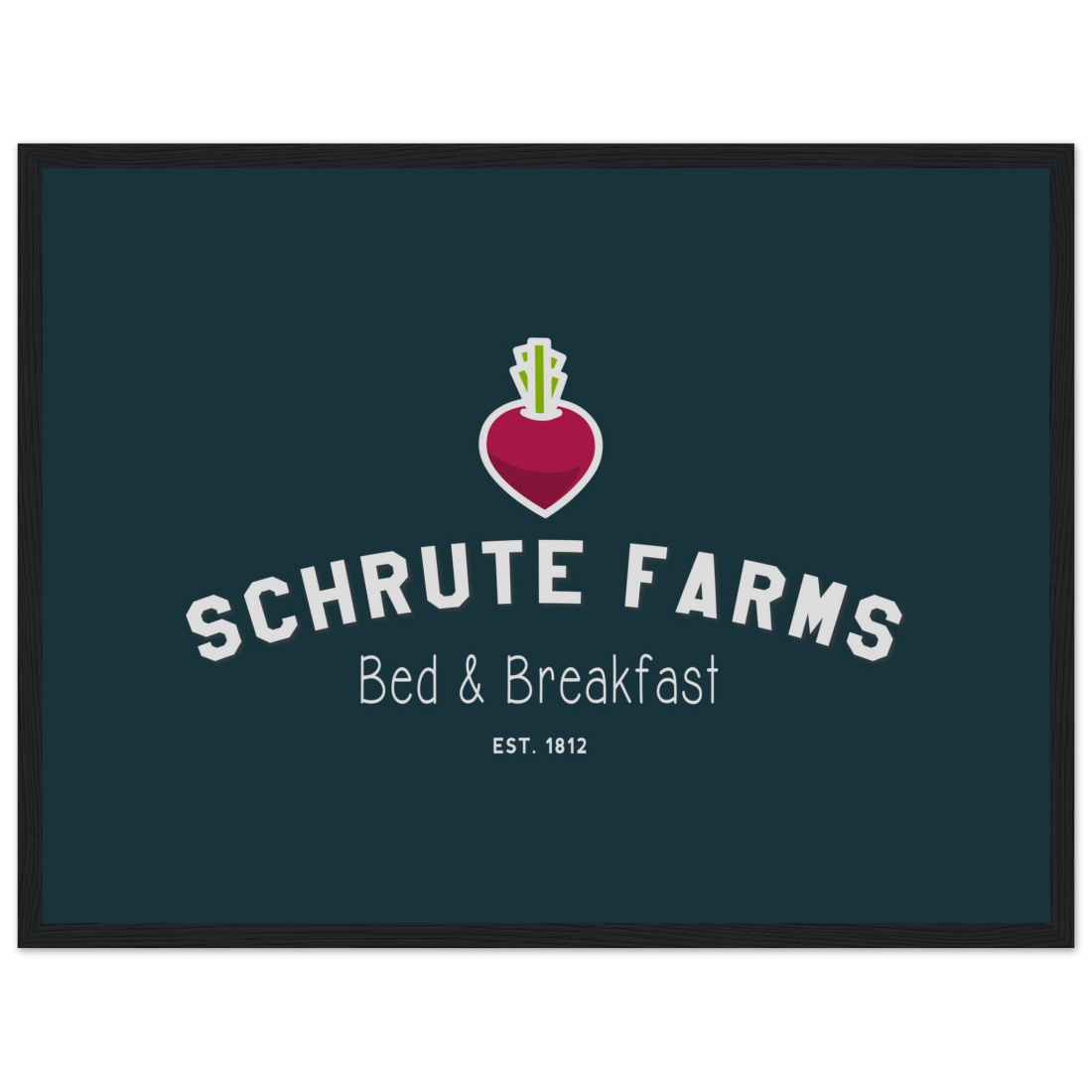 Schrute Farms Bed & Breakfast poster by Art-O-Rama Shop