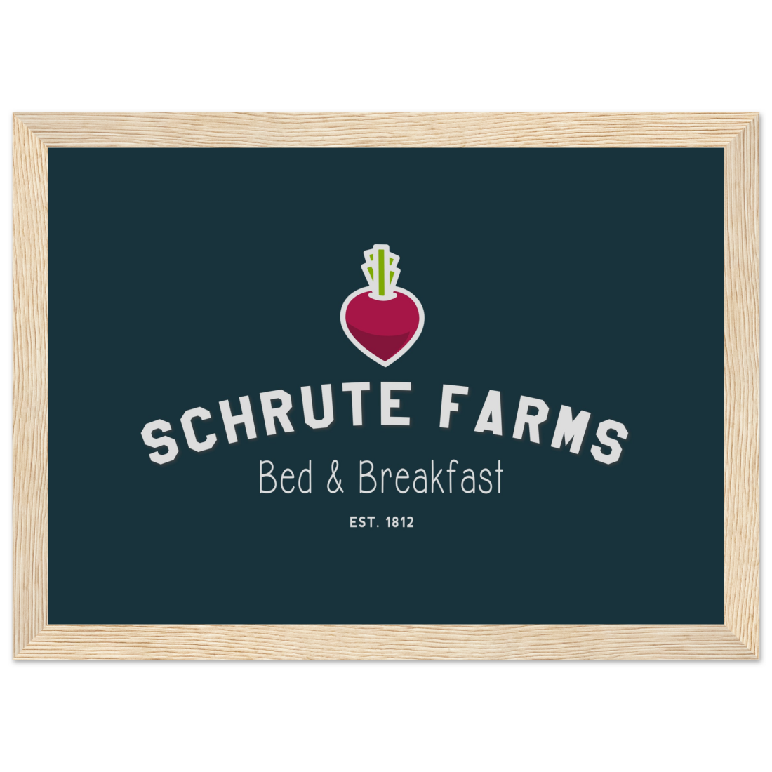 Schrute Farms Bed & Breakfast poster by Art-O-Rama Shop