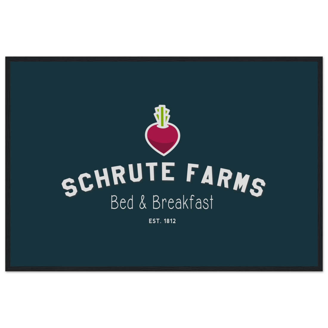 Schrute Farms Bed & Breakfast poster by Art-O-Rama Shop