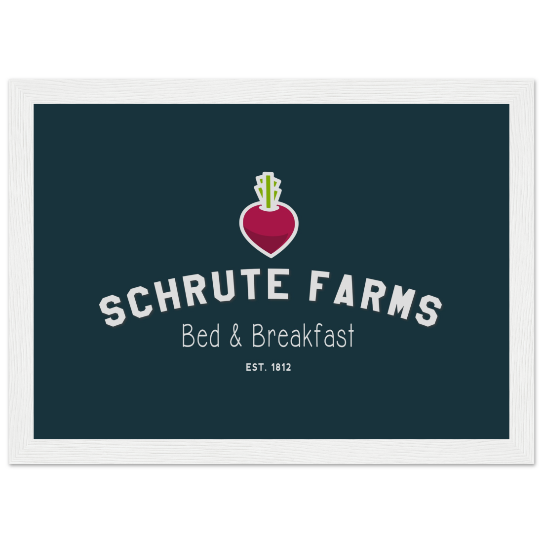 Schrute Farms Bed & Breakfast poster by Art-O-Rama Shop
