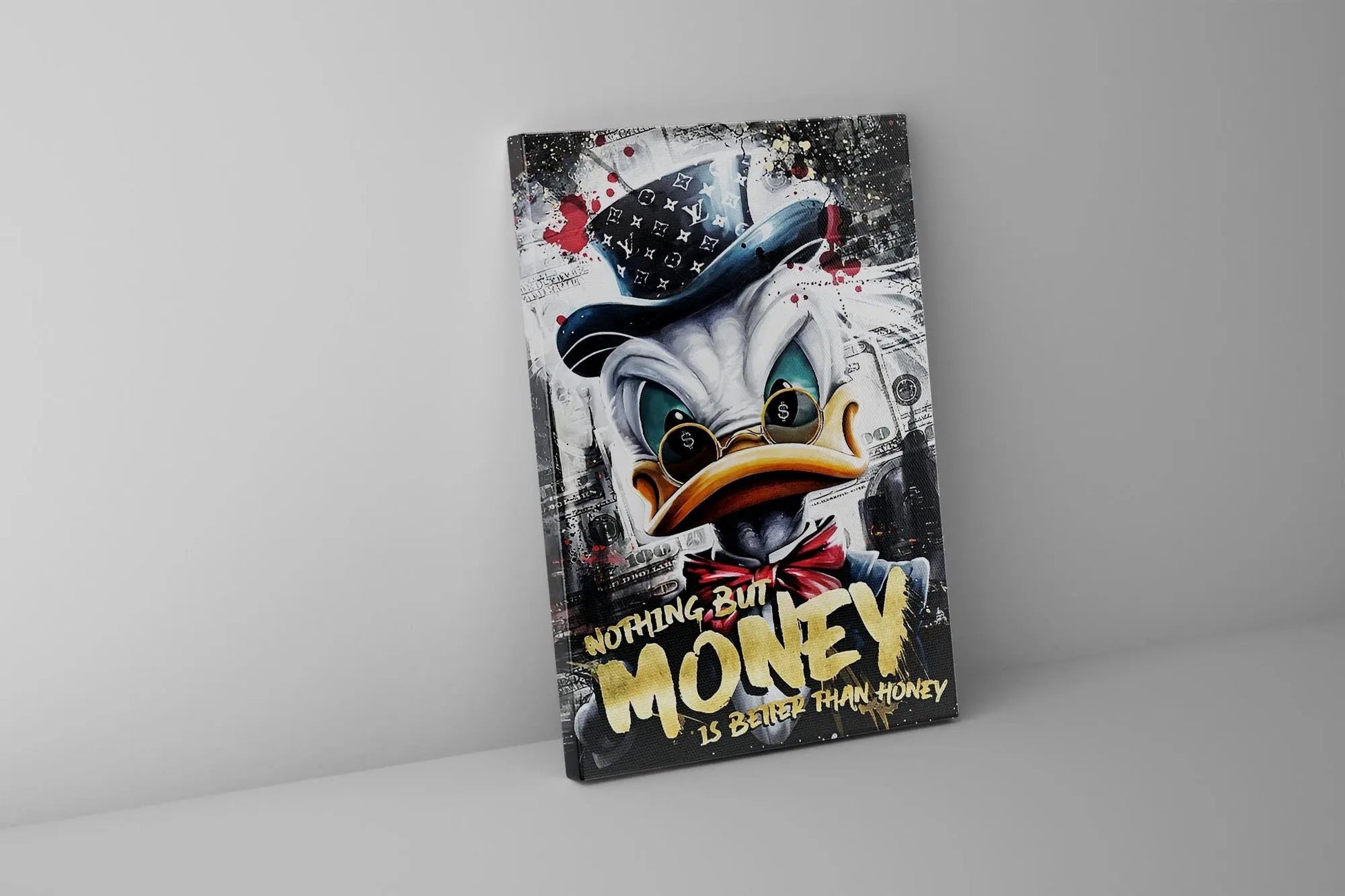 Scrooge McDuck 48X36 Fine Art Canvas by GTA ART