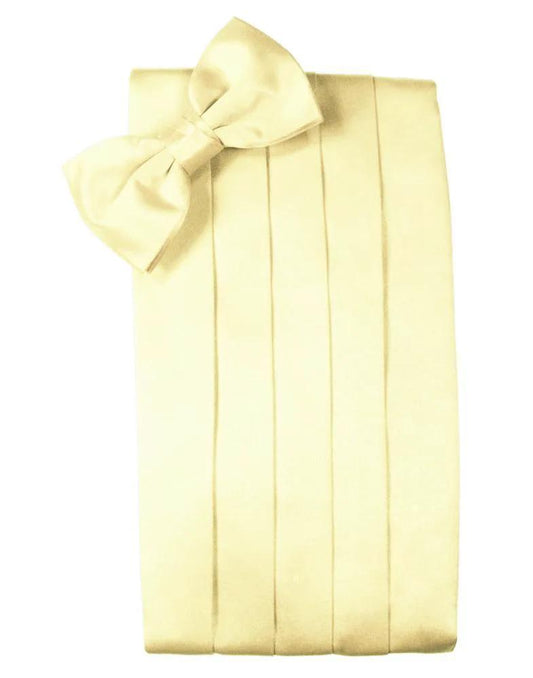 Set Luxury Satin Cummerbund & Bow Tie by Tux-USA