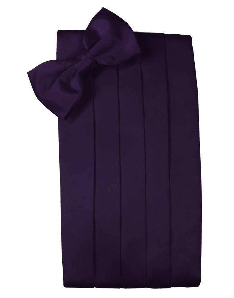 Set Luxury Satin Cummerbund & Bow Tie by Tux-USA