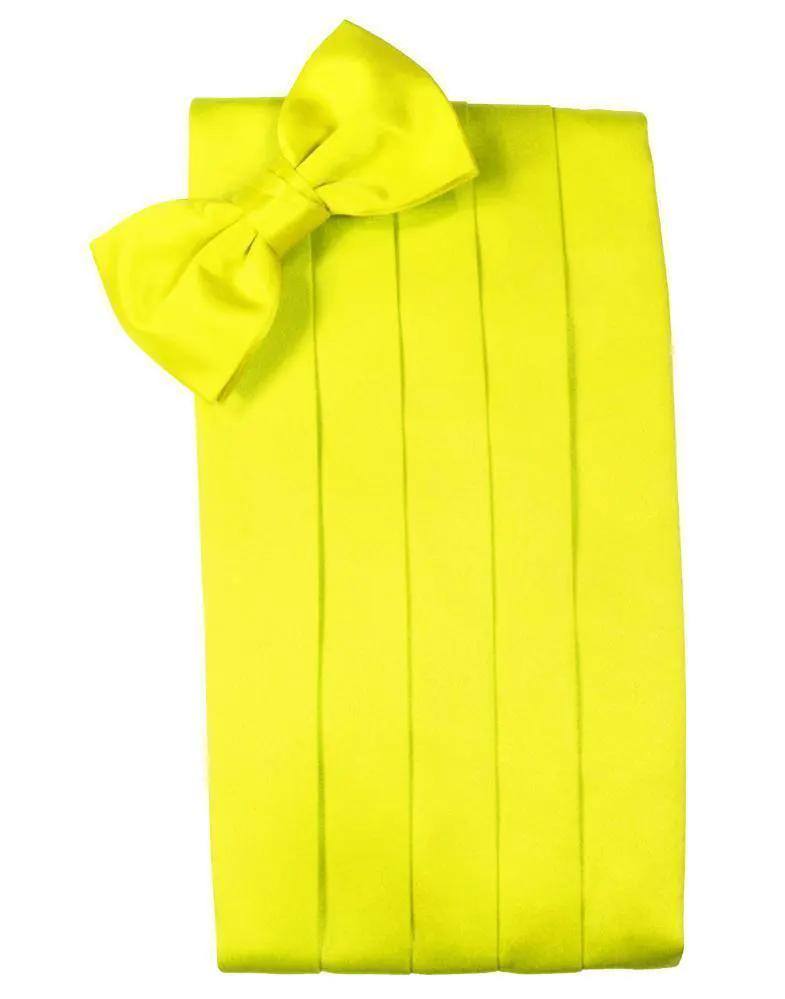 Set Luxury Satin Cummerbund & Bow Tie by Tux-USA