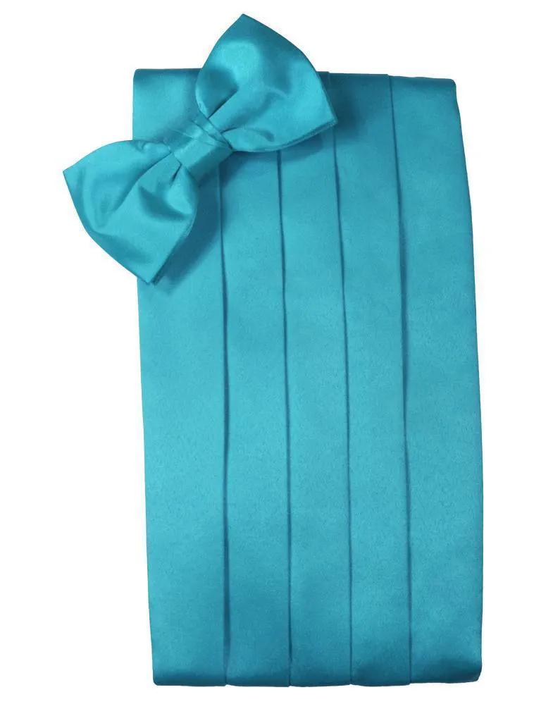 Set Luxury Satin Cummerbund & Bow Tie by Tux-USA