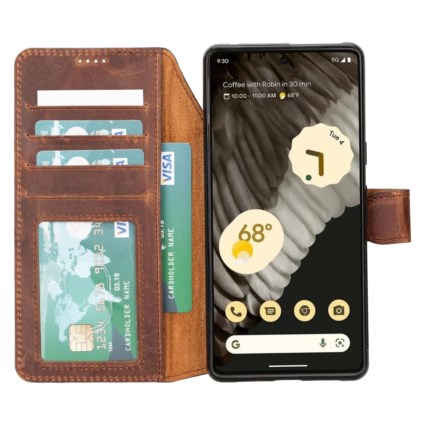 Sheridan Leather Detachable Wallet for Google Pixel 7 & 7 Pro by TORONATA