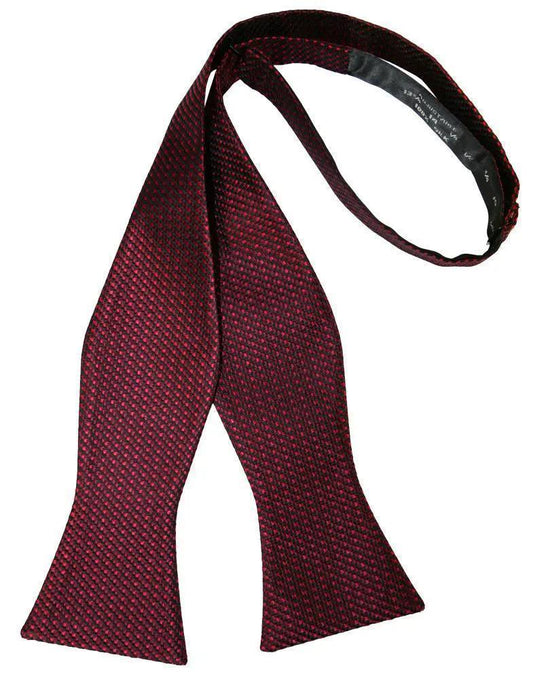 Silk Weave Bow Tie - Self Tie by Tux-USA