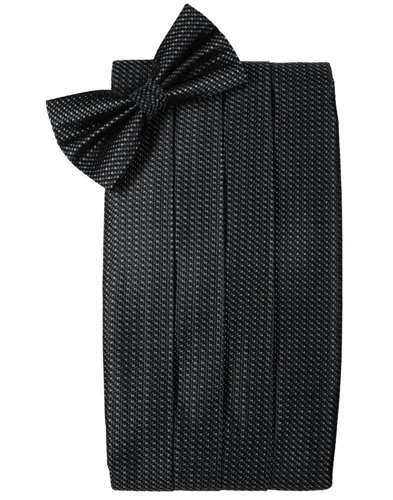Silk Weave Cummerbund & Bow Tie Set by Tux-USA