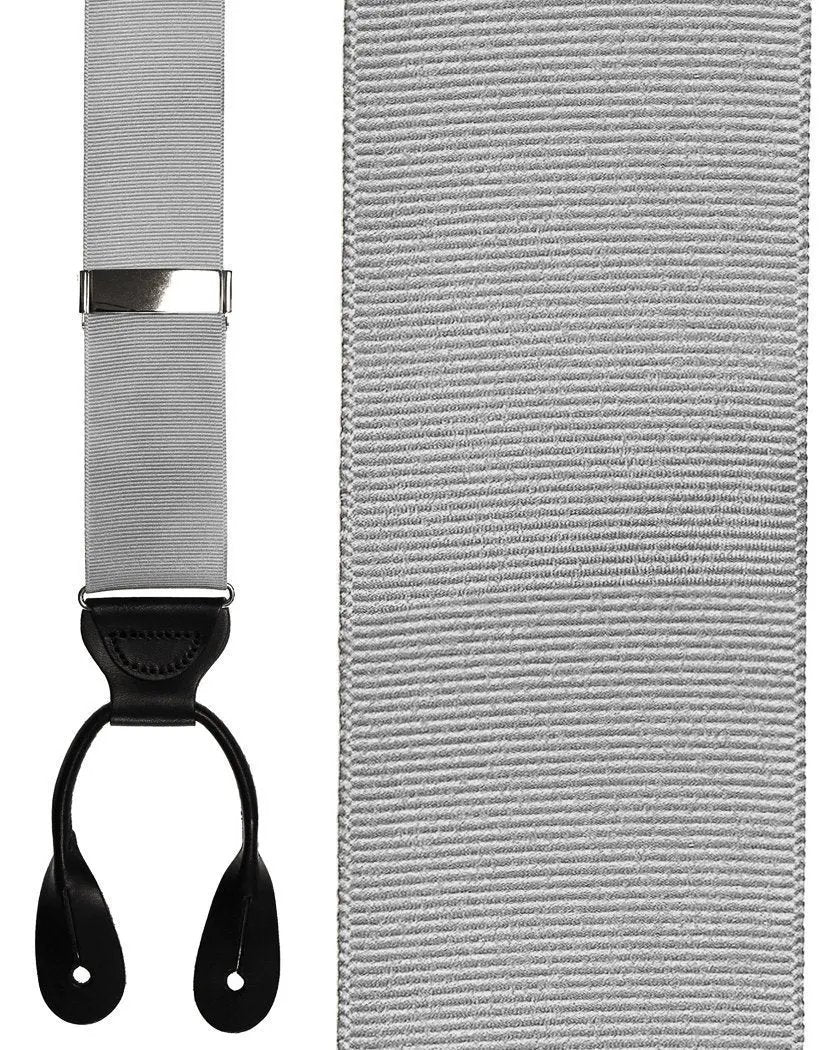 "Grosgraine Ribbon II" Suspenders 1.5 Width by Tux-USA