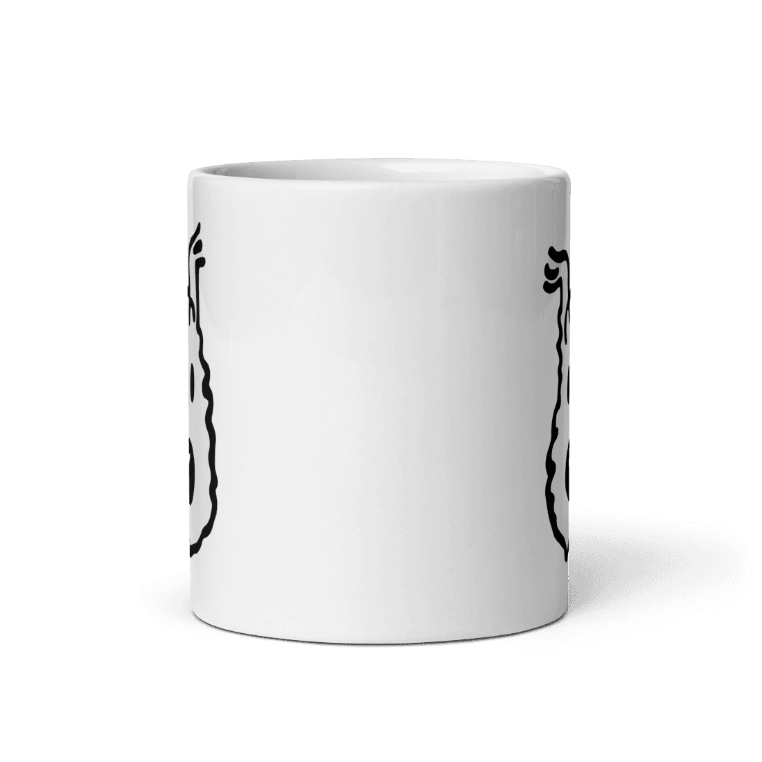 Snowy (Milou), Wire Fox Terrier from Tintin Mug by Art-O-Rama Shop