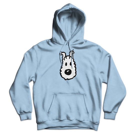 Snowy (Milou), Wire Fox Terrier from Tintin Unisex Hoodie by Art-O-Rama