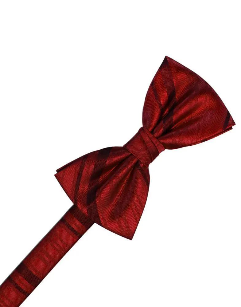 Striped Satin Kids Bow Tie by Tux-USA