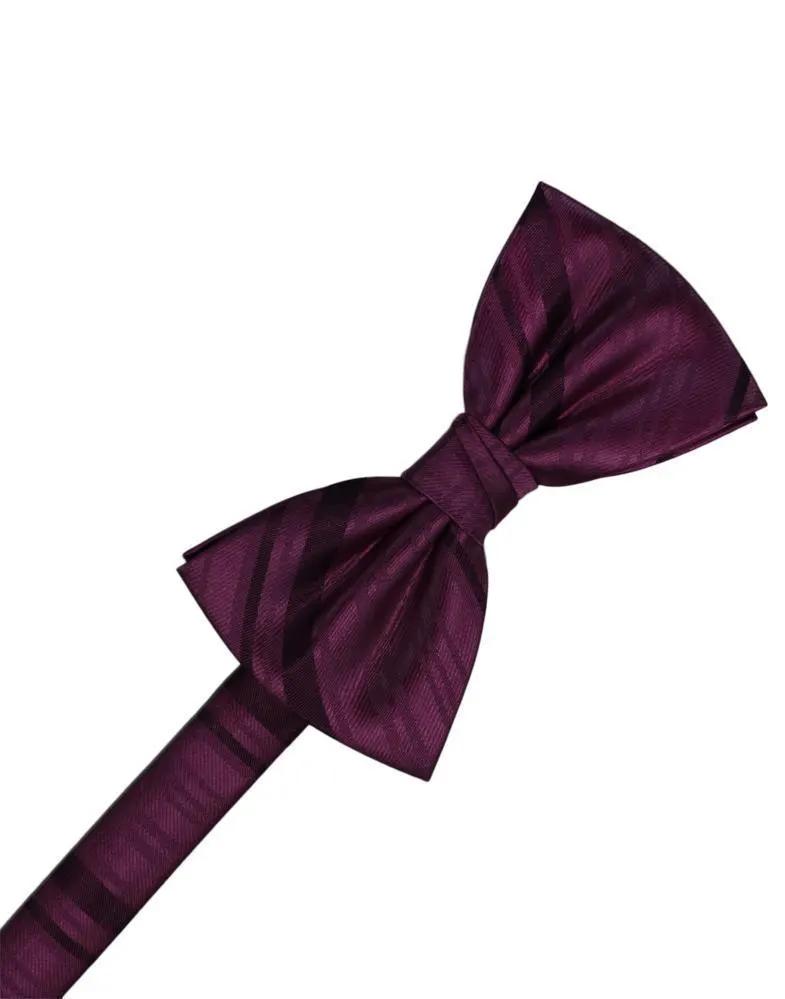 Striped Satin Kids Bow Tie by Tux-USA