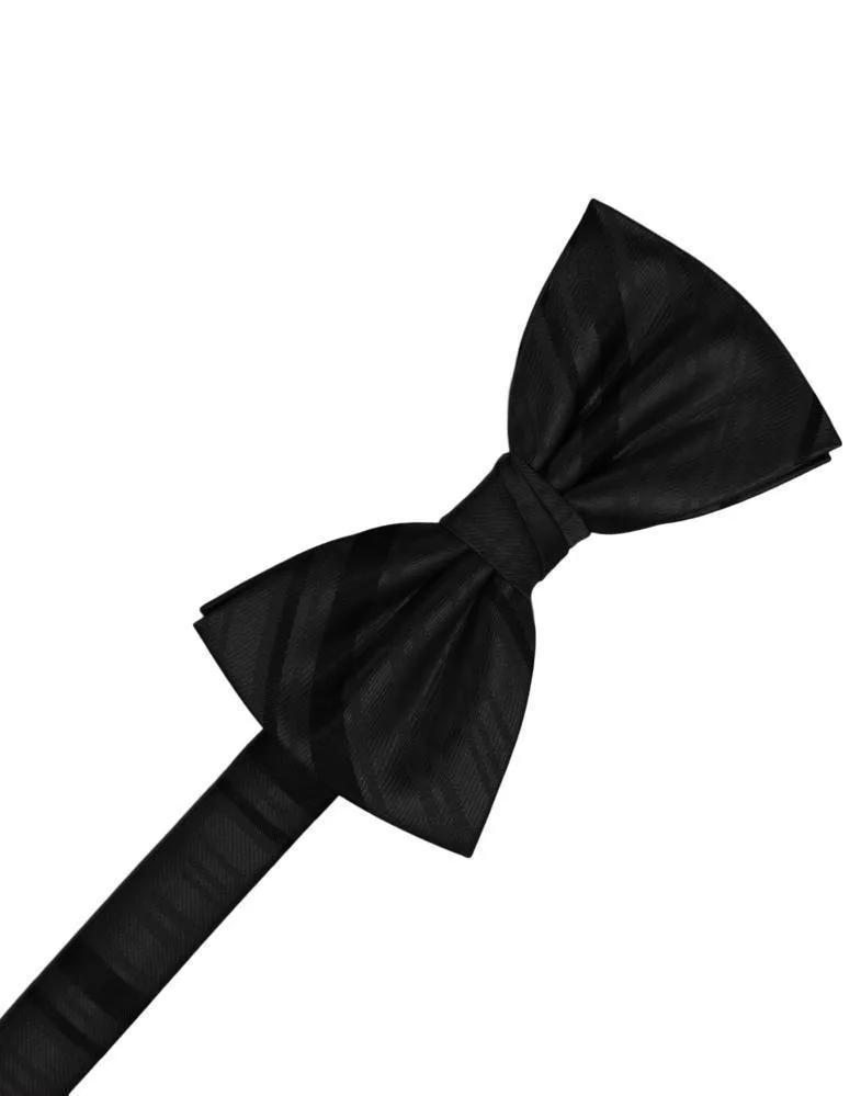 Striped Satin Kids Bow Tie by Tux-USA