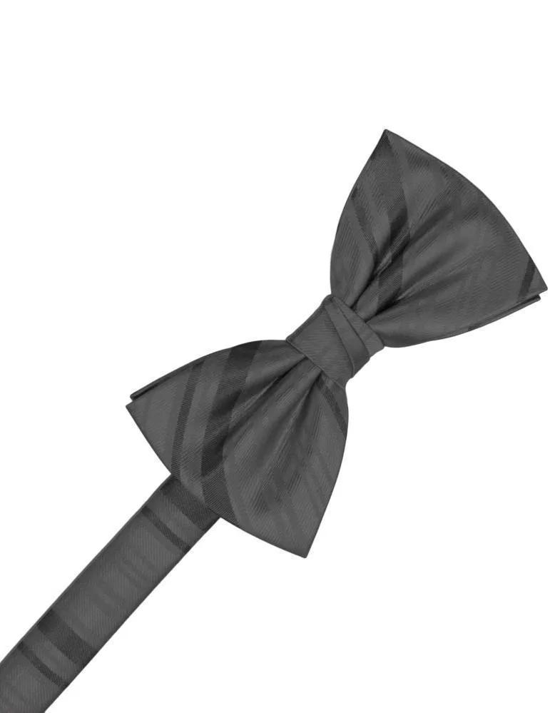 Striped Satin Kids Bow Tie by Tux-USA