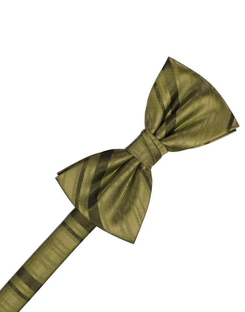 Striped Satin Kids Bow Tie by Tux-USA