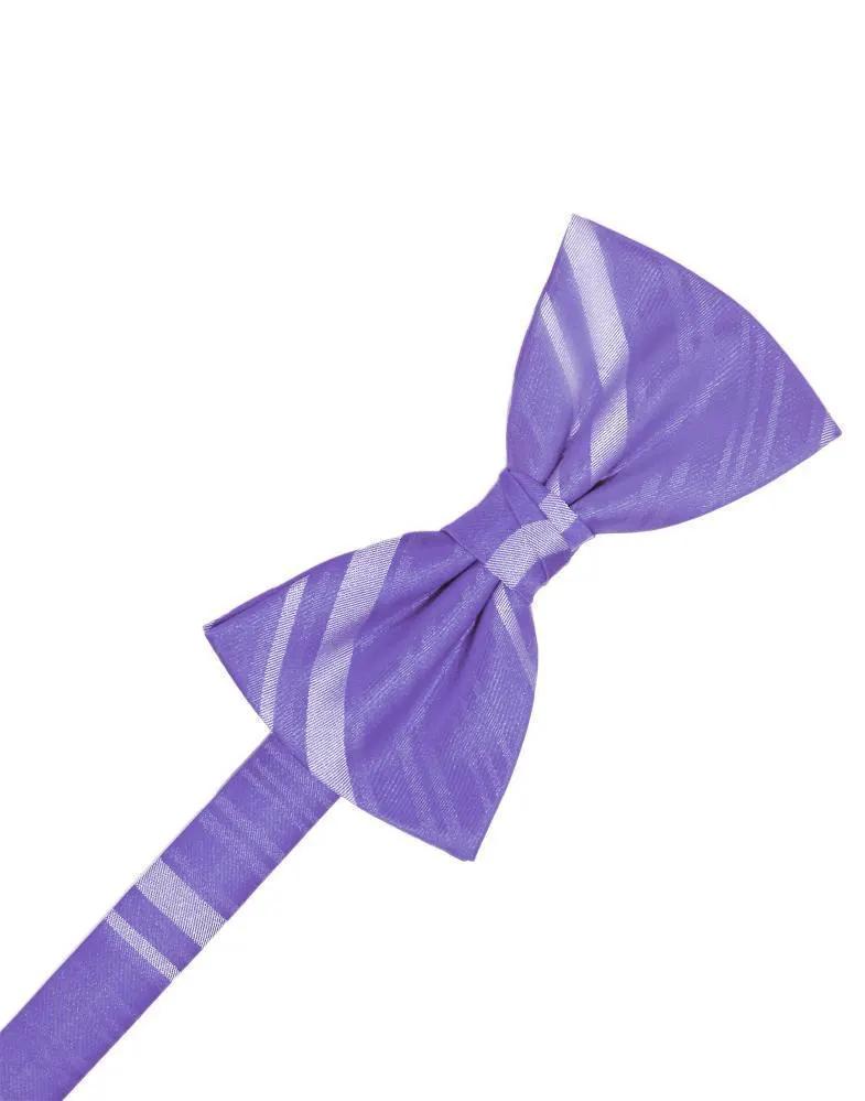 Striped Satin Kids Bow Tie by Tux-USA