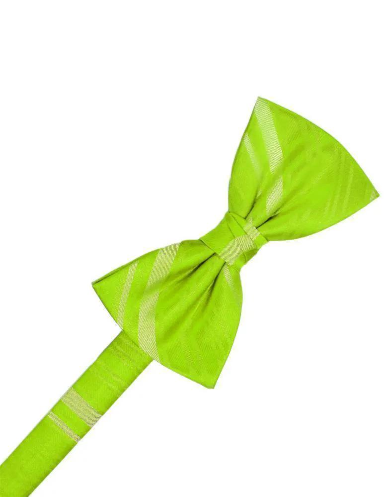 Striped Satin Kids Bow Tie by Tux-USA