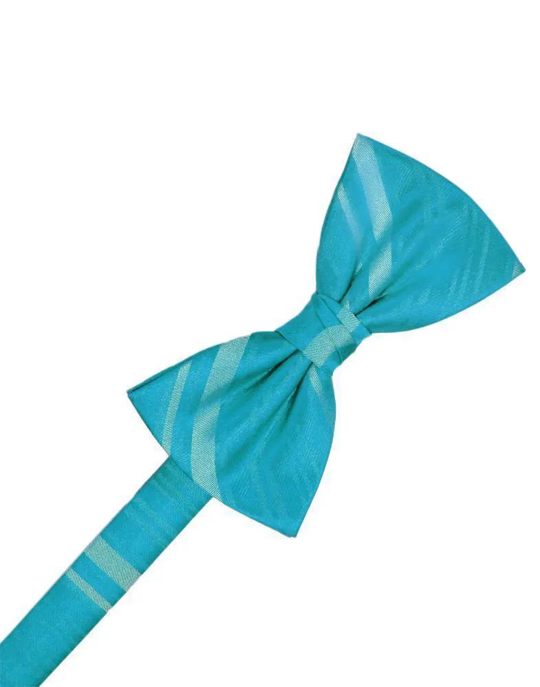 Striped Satin Kids Bow Tie by Tux-USA