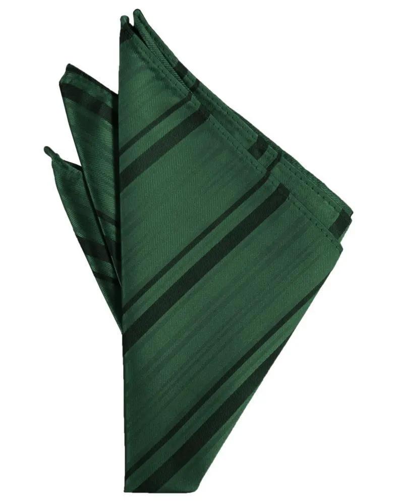 Striped Satin Pocket Square by Tux-USA