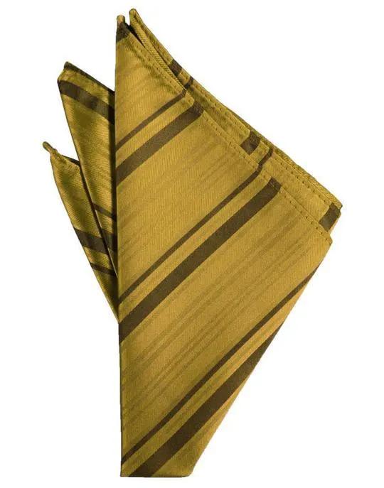 Striped Satin Pocket Square by Tux-USA